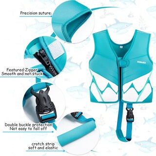 Foto 5 | Foto 5 | Chaleco De Natación Iniggii Chaqueta De Natación Infantil De 5 A 7 Años 17 A 25 Kg - Venta Internacional.