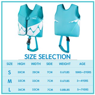 Foto 6 | Foto 6 | Chaleco De Natación Iniggii Chaqueta De Natación Infantil De 5 A 7 Años 17 A 25 Kg - Venta Internacional.