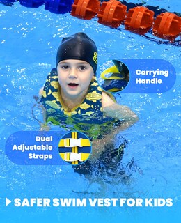 Foto 3 | Foto 3 | Chaleco De Natación Gogokids Chaqueta Flotante Para Niños Y Niñas - Venta Internacional.