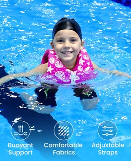 Foto 3 | Foto 3 | Chaleco De Natación Chaqueta Flotante Gogokids Trajes De Baño Para Niños Y Niñas - Venta Internacional.