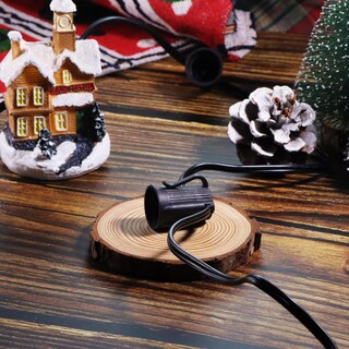 Foto 7 | Foto 7 | Cadena De Luces Navideñas Encoidoz 50 Pies C9 25 Bombillas Ip44 Color Negro - Venta Internacional.