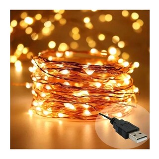 Foto 2 | Foto 2 | Christmas Lights Game 100 Guirnaldas Led Cálidas Usb - Venta Internacional.