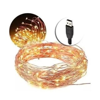 Foto 5 | Foto 5 | Christmas Lights Game 100 Guirnaldas Led Cálidas Usb - Venta Internacional.
