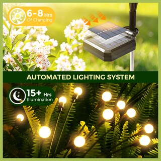 Foto 2 | Foto 2 | Luces Solares De Jardín Patiopia 60 Led Firefly Outdoor Paquete De 6 - Venta Internacional.
