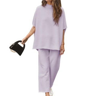 Foto 1 | Foto 1 | Set De Salón Seeluna De Dos Piezas Para Mujer Color Morado Claro - Venta Internacional.