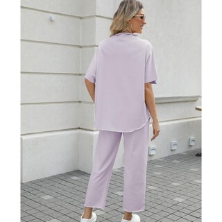 Foto 2 | Foto 2 | Set De Salón Seeluna De Dos Piezas Para Mujer Color Morado Claro - Venta Internacional.