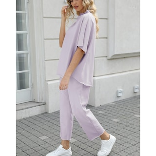 Foto 3 | Foto 3 | Set De Salón Seeluna De Dos Piezas Para Mujer Color Morado Claro - Venta Internacional.