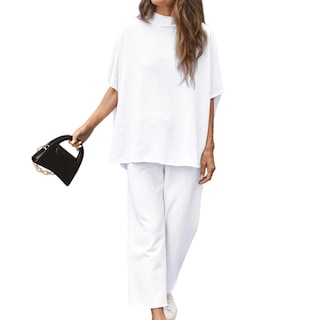 Foto 1 | Foto 1 | Conjunto De Atuendo Seeluna Para Mujer Manga 3/4 Color Blanco Talla Xs - Venta Internacional.