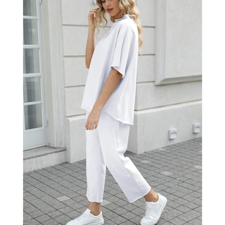 Foto 3 | Foto 3 | Conjunto De Atuendo Seeluna Para Mujer Manga 3/4 Color Blanco Talla Xs - Venta Internacional.