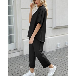 Foto 3 | Foto 3 | Conjunto De Atuendo Seeluna Para Mujer Manga 3/4 Color Negro Talla S - Venta Internacional.