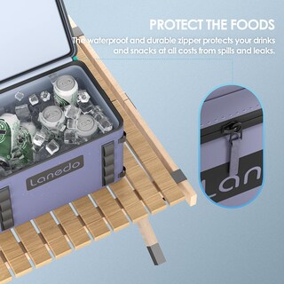 Foto 4 | Foto 4 | Bolsa Térmica Lanedo Soft Cooler Para 36 Latas Y 25 Botellas (gris) - Venta Internacional.