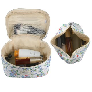 Foto 4 | Foto 4 | Bolsa De Maquillaje Y Cosméticos Viwime (algodón  Acolchada  Viaje)  Color Rojo Y Verde - Venta Internacional.