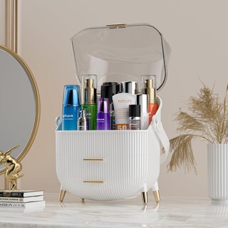Foto 4 | Foto 4 | Caja De Maquillaje Massy Con Forma De Huevo Ovalada  Blanca - Venta Internacional.
