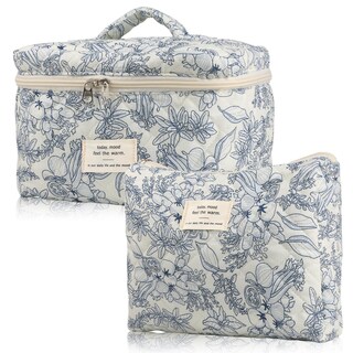 Foto 1 | Foto 1 | Bolsa Organizadora De Viaje Acolchada De Algodón Viwime Para Cosméticos - Venta Internacional.