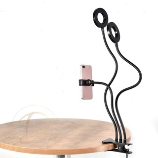 Foto 3 | Foto 3 | Lámpara Tiktok Selfie Led Para Escritorio Con Soporte Para Teléfono - Venta Internacional.