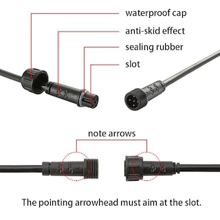 Foto 3 | Foto 3 | Paquete De 5 Cables De Extensión Fvtled De 3 M Y 5 Pines Para Luz De Cubierta Led Rgbw - Venta Internacional.