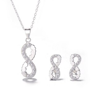 Foto 1 | Foto 1 | Collar Con Colgante Y Cadena Tipo Argolla De Plata 925 Infinite Para Mujer - Venta Internacional.