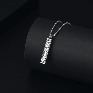 Foto 4 | Foto 4 | Collar De Plata Con Forma De Urna Imrsanl Con Forma De Árbol De La Vida De Cremation Jewelry - Venta Internacional.