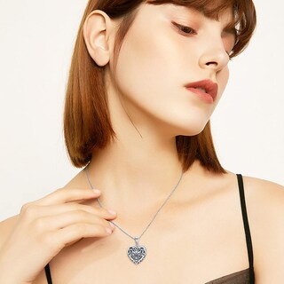 Foto 4 | Foto 4 | Collar Soulmeet Con Medallón En Forma De Corazón Con Forma De Búho De La Sabiduría Plata 925 - Venta Internacional.