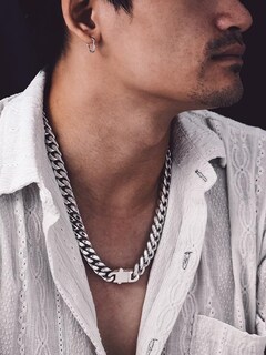 Foto 6 | Foto 6 | Collar Bandmax Miami Con Cadena De Eslabones Para Hombre 12 Mm Cubana 60 Cm - Venta Internacional.