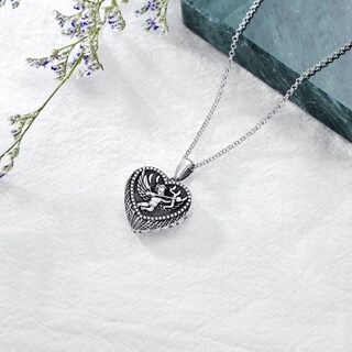 Foto 3 | Foto 3 | Collar Con Medallón Soulmeet Bonito Ángel Cupido Plata De Ley - Venta Internacional.