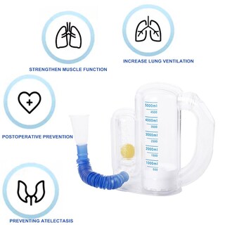 Foto 6 | Foto 6 | Espirómetro De Incentivo Para Ejercicios Respiratorios 5000 Ml - Venta Internacional.