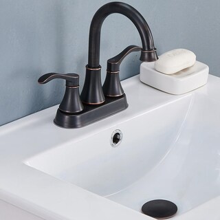Foto 2 | Foto 2 | Grifo Para Lavabo De Baño Valisy Bronce Frotado Con Aceite Envejecido - Venta Internacional.
