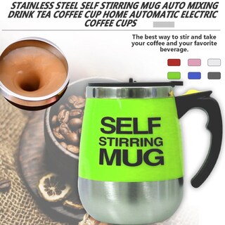 Foto 3 | Foto 3 | Taza Agitadora De Acero Inoxidable 400 Ml Mezcla Automática Para Bebidas Y Té - Venta Internacional.