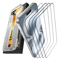 Protector De Pantalla Mrglas Para Iphone 16 Plus Con Alineación Automática - Venta Internacional.