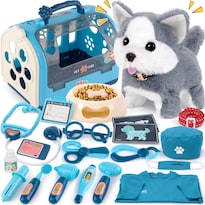 Veterinary Playset B Bascolor Con Juguete Electrónico Para Perros Husky - Venta Internacional.