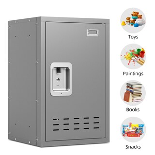 Foto 4 | Foto 4 | Armario De Almacenamiento Butisow De Metal Con 1 Puerta 50 Cm Color Gris - Venta Internacional.