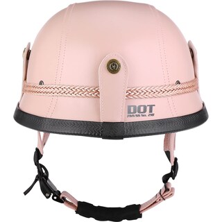 Foto 3 | Foto 3 | Medio Casco De Moto Yesmotor Retro German Leather Dot Xl - Venta Internacional.