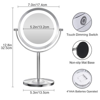 Foto 4 | Foto 4 | Espejo De Maquillaje Gospire Led Con Aumento De 1x/10x Con Luz Ajustable - Venta Internacional.