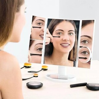 Foto 3 | Foto 3 | Espejo De Maquillaje Y Belleza Con Rotación De 360° En 3 Ángulos Rondon - Venta Internacional.