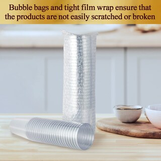 Foto 7 | Foto 7 | Vasos De Plástico Vplus De 350 Ml Con Borde Plateado 150 Unidades Reutilizables - Venta Internacional.