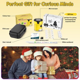 Foto 6 | Foto 6 | Microscopio Portátil Bebang 1000x 4k Con Pantalla De 2.0 Pulgadas Para Niños Amarillo - Venta Internacional.