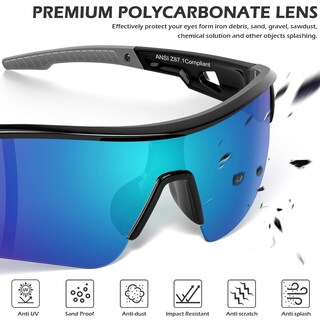 Foto 3 | Foto 3 | Gafas De Seguridad Oxg Tintadas Para Hombre Y Mujer Paquete De 6 Unidades Uv400 - Venta Internacional.