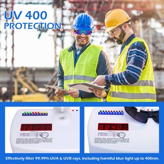 Foto 4 | Foto 4 | Gafas De Seguridad Oxg Tintadas Para Hombre Y Mujer Paquete De 6 Unidades Uv400 - Venta Internacional.