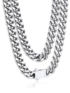 Foto 1 | Foto 1 | Collar Bandmax De Acero Inoxidable Con Eslabones Cubanos Largos De 76 Cm Para Hombre - Venta Internacional.