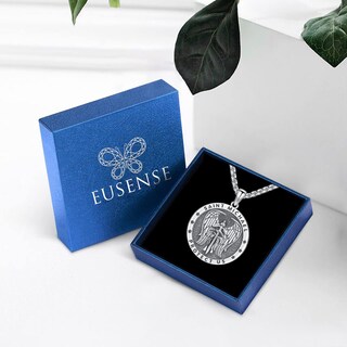 Foto 5 | Foto 5 | Collar Eusense De Plata De Ley 925 Con El Sello De San Miguel Arcángel - Venta Internacional.
