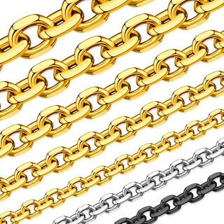 Foto 1 | Foto 1 | Collar Hoyazvet Gold Cable Chains 13 Mm Rolo Link 56 Cm 316l - Venta Internacional.