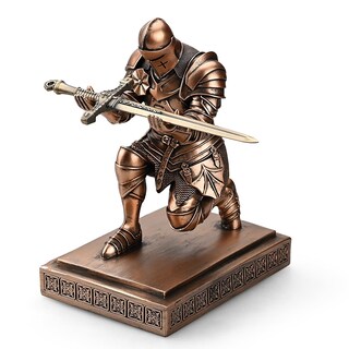Foto 1 | Foto 1 | Organizador De Escritorio Con Soporte Para Bolígrafos Amoysanli Medieval Armored Warrior - Venta Internacional.