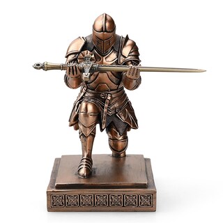 Foto 3 | Foto 3 | Organizador De Escritorio Con Soporte Para Bolígrafos Amoysanli Medieval Armored Warrior - Venta Internacional.