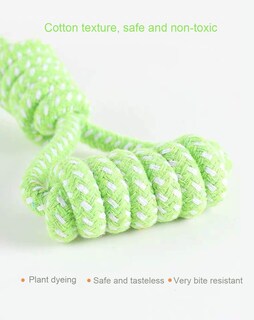Foto 6 | Foto 6 | Cuerda De Algodón Ecológica Tejida Con Nudos Sunglow Para Perros - Venta Internacional.