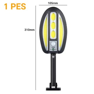 Foto 4 | Foto 4 | Kit De Lámpara Solar De Pared Con 3 Focos Led Solares Para Exteriores 95cob - Venta Internacional.