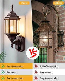 Foto 3 | Foto 3 | Luces De Porche Exterior Con Sensor De Movimiento Redluck Desde El Anochecer Hasta El Amanecer - Venta Internacional.