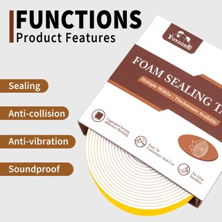 Foto 5 | Foto 5 | Cinta Adhesiva De Gomaespuma Yotache De 5 Cm De Ancho X 3 Mm De Grosor - Venta Internacional.