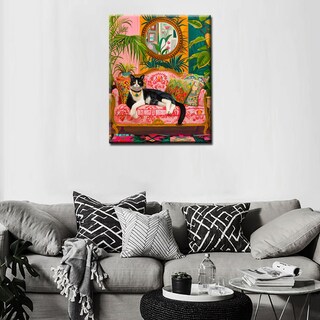 Foto 3 | Foto 3 | Kit De Pintura Por Números Aihonmin Tuxedo Cat Jungle Flowers - Venta Internacional.