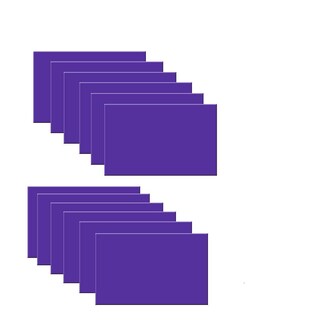 Foto 1 | Foto 1 | Lámina Plástica Grabada Xlnt Tech Púrpura/blanca 0 04 Cm 12 Unidades - Venta Internacional.