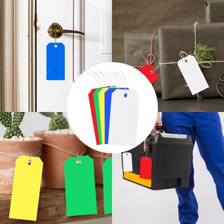 Foto 4 | Foto 4 | Etiquetas De Plástico Para Envíos Xuwaidsgn Impermeables Con Alambre 500 Unidades - Venta Internacional.